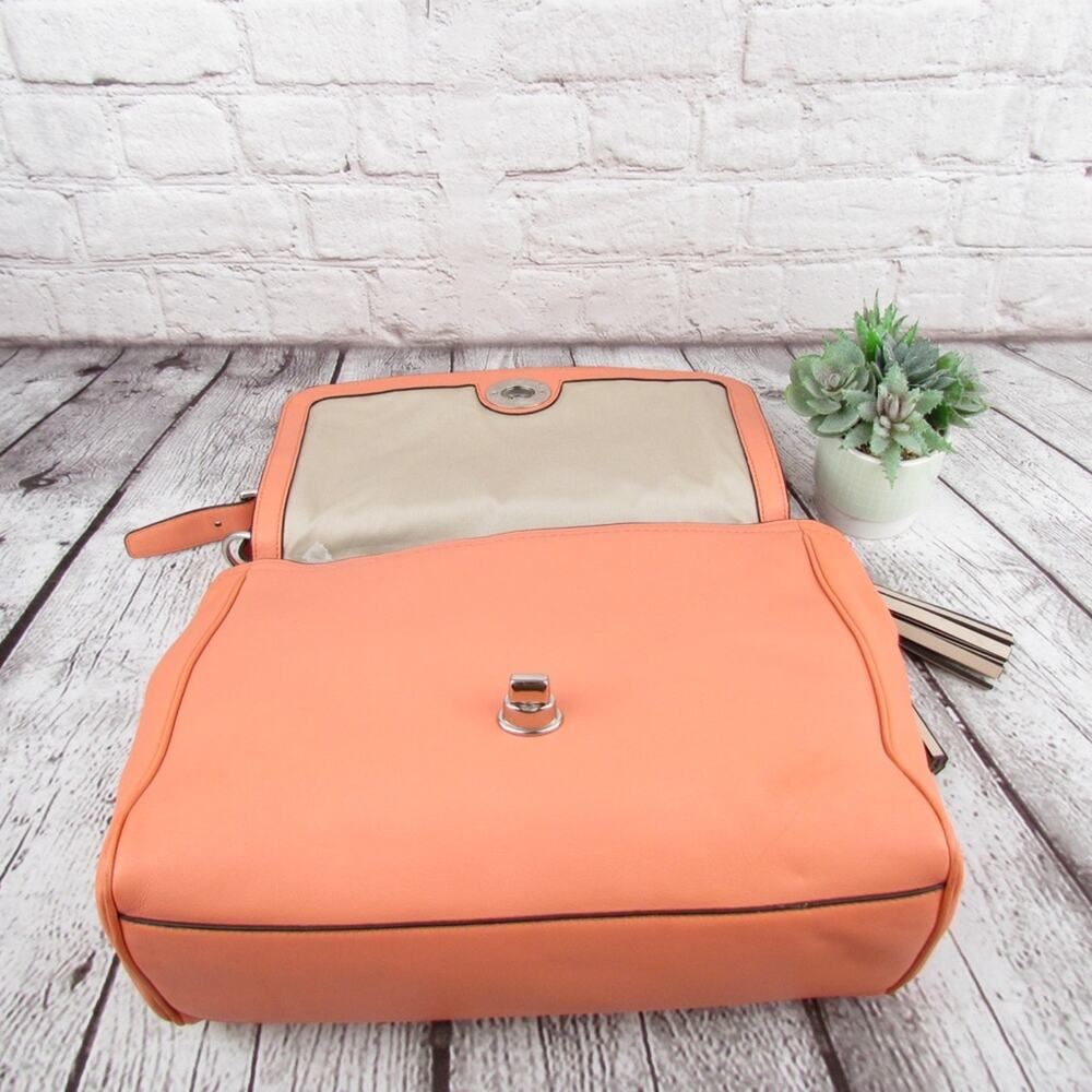 Coach Perforated Leather Romy Top Handle/ Shoulder Bag - Picture 8 of 10